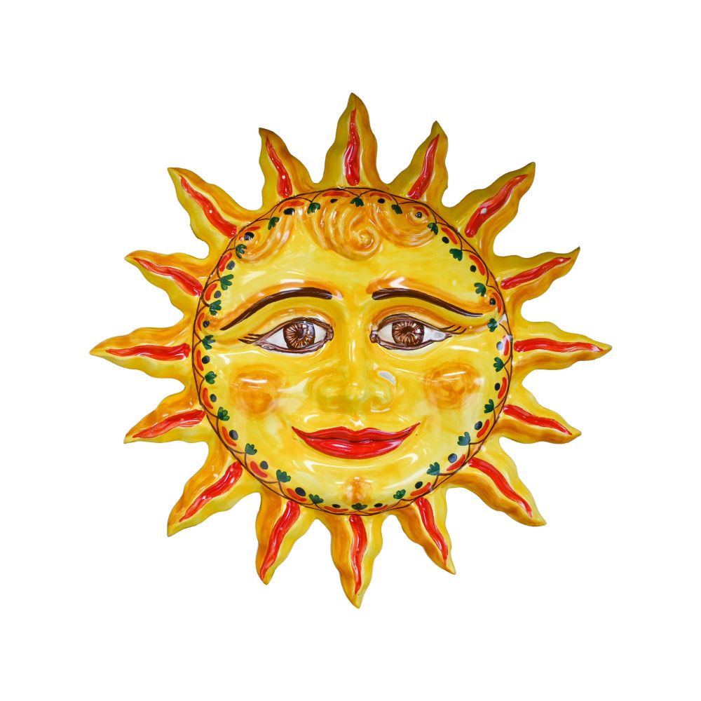 12" Sun Wall Decor