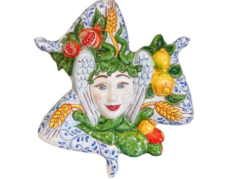 17" Trinacrie Medusa Wall Decor
