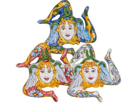 7.5" Trinacrie Medusa Wall Decor